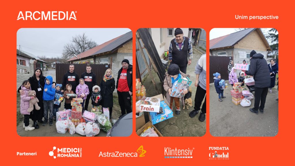 ARCMEDIA aduce bucuria Crăciunului copiilor defavorizați