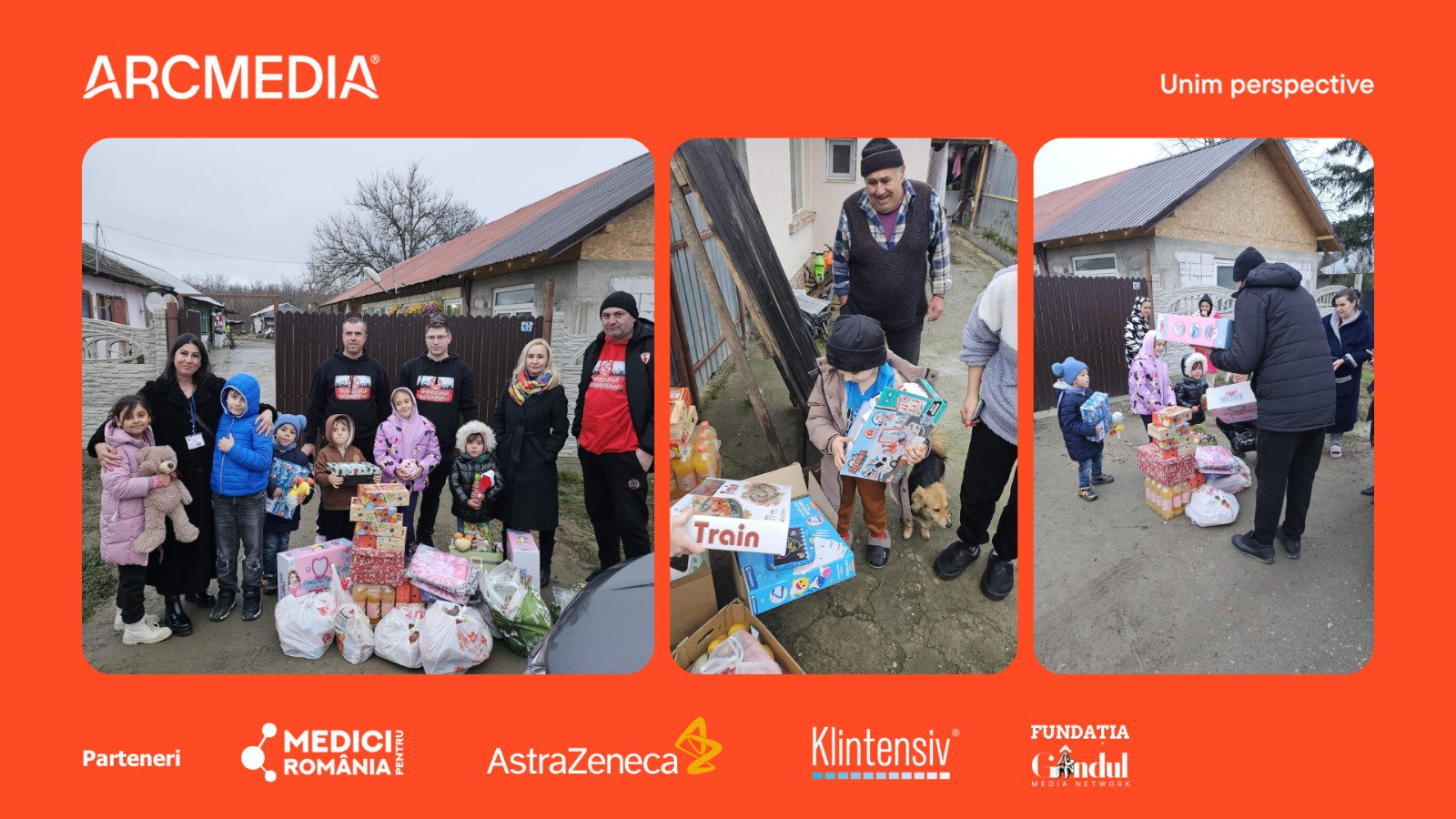 ARCMEDIA aduce bucuria Crăciunului copiilor defavorizați