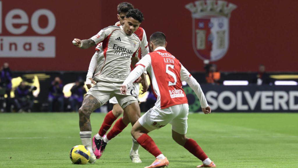 Braga și Benfica au terminat la egalitate într-un meci captivant și tensionat în campionatul portughez.
