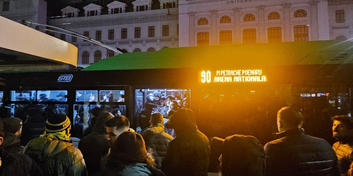 1.000 de suporteri ai lui Fenerbahce au plecat spre Arena Națională cu STB-ul