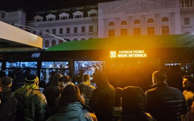 1.000 de suporteri ai lui Fenerbahce au plecat spre Arena Națională cu STB-ul