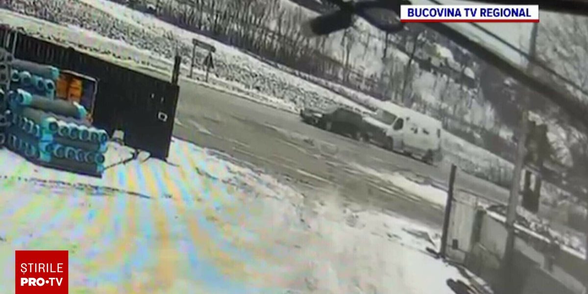 Accident cumplit pe „Drumul Morții” din Suceava. Doi răniți, după o coliziune în lanț între un autoturism, o dubiță și un TIR