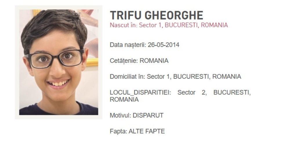 Mesaj RO-Alert în București, după ce un copil de 11 ani a fost dat dispărut