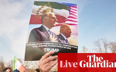 Iran closes airspace to all flights as foreign minister denies it plans to execute protesters – live | Iran