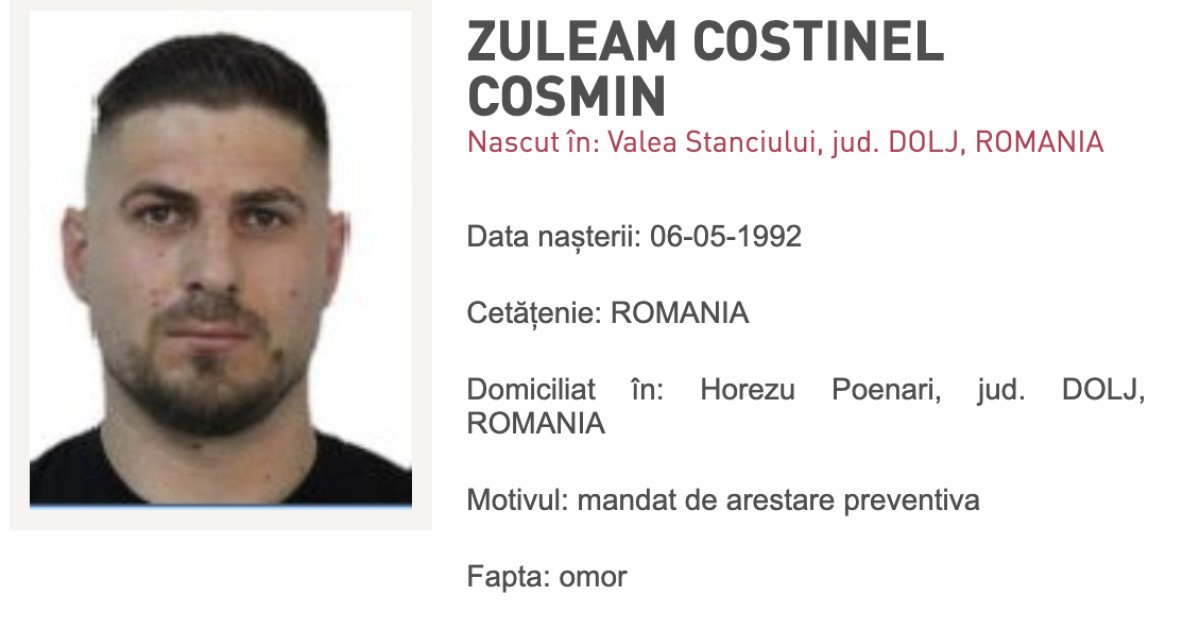 Capturarea fugarului: Costinel Cosmin Zuleam, prins în Indonezia după uciderea unui afacerist sibian Costinel Cosmin Zuleam, românul dat în urmărire internațională pentru uciderea omului de afaceri sibian Adrian Kreiner, a fost prins recent în Indonezia