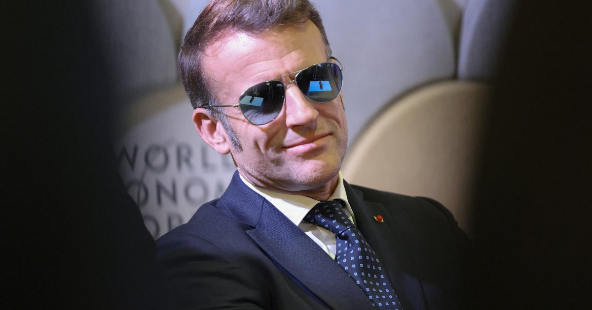 „Ochelarii „Ochiul tigrului” ai lui Macron, misterul de la Davos”