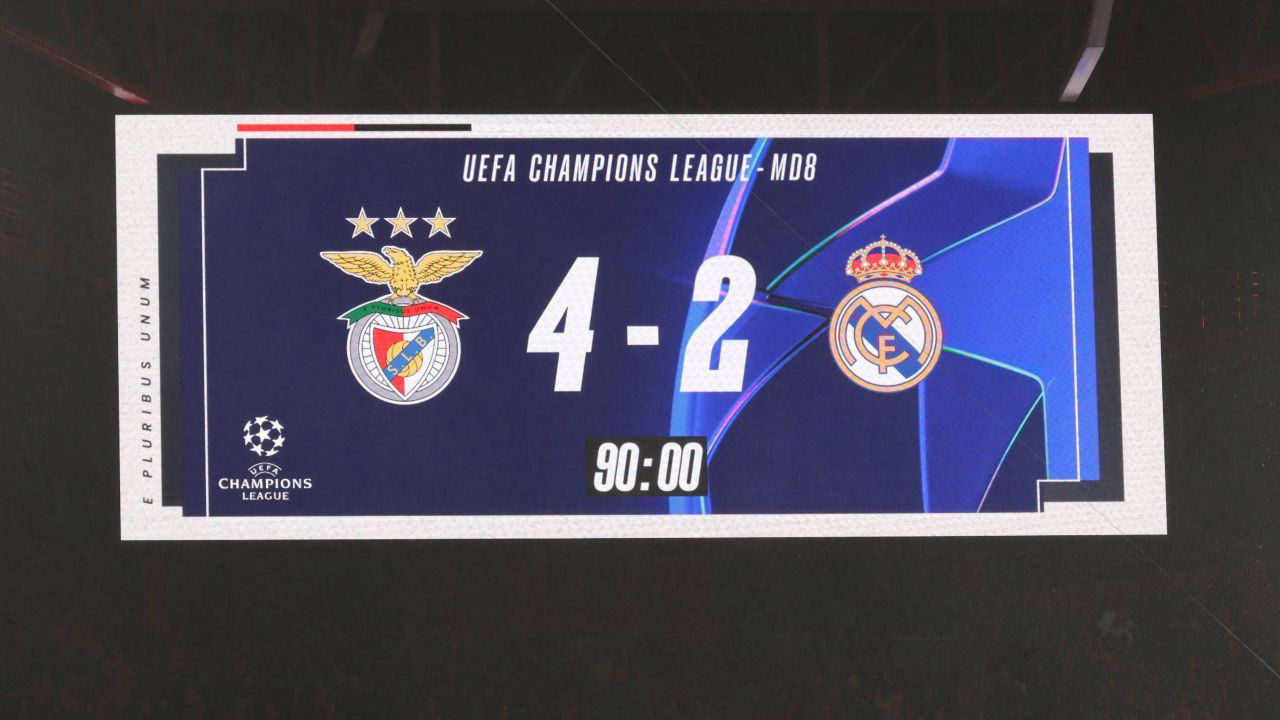 Benfica învinge Real Madrid într-un meci electrizant Meciul din etapa a grupelor Ligii Campionilor dintre Benfica și Real Madrid, desfășurat miercuri seară, a adus o surpriză de proporții pe terenul din Lisabona