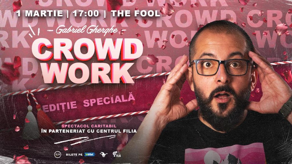 Comediantul Gabriel Gherghe își ia angajamentul social în fața publicului, urcând pe scenă pentru un spectacol de stand-up diferit, gândit special pentru a susține lupta împotriva violenței asupra femeilor