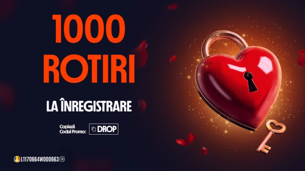 Valentine’s Day 2026: 1000 de rotiri gratuite la Betano, fără limite!