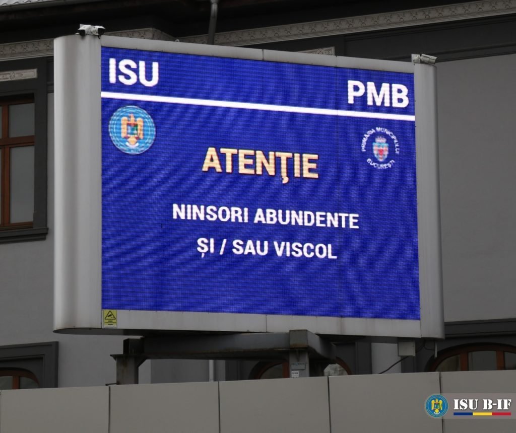 Bucureștiul și zona Ilfov se află sub un scenariu de alertă extremă, în contextul unei avertizări meteo de cod portocaliu pentru ninsoare și viscol, valabilă de joi, 17 februarie, ora 10, până sâmbătă, 18 februarie, ora 10