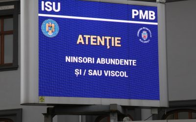 ISU: Recomandări pentru fenomene extreme; Bucureștiul, sub cod portocaliu de ninsoare