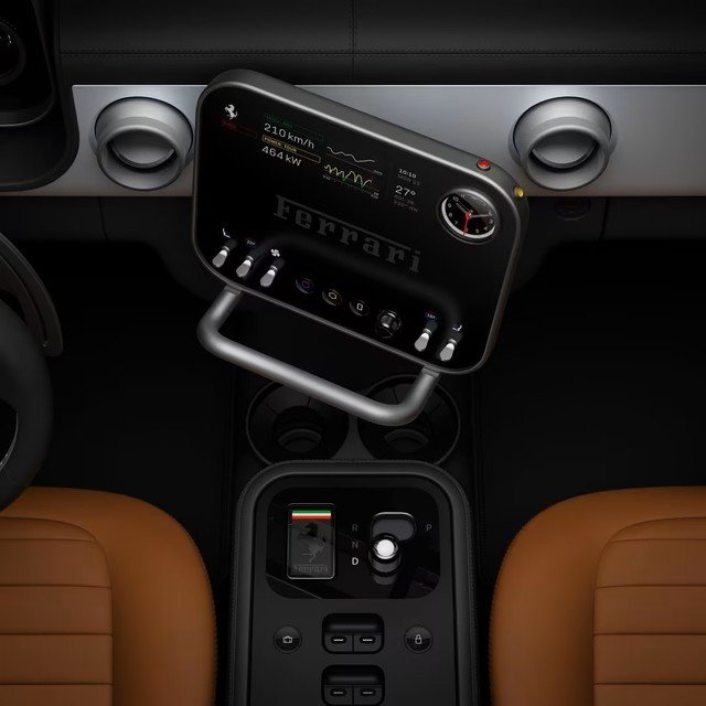 Ferrari Luce: debutul Electric în stil italian, cu interior din aluminiu!