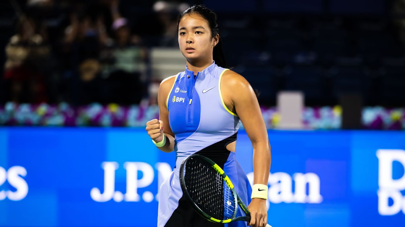 Alex Eala claims first WTA 1000 win of season vs. Hailey Baptiste to start Dubai Tennis Championships
