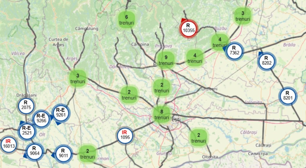 Traficul feroviar din gara de Nord din București resimte impactul intens al condițiilor meteo extreme din această săptămână