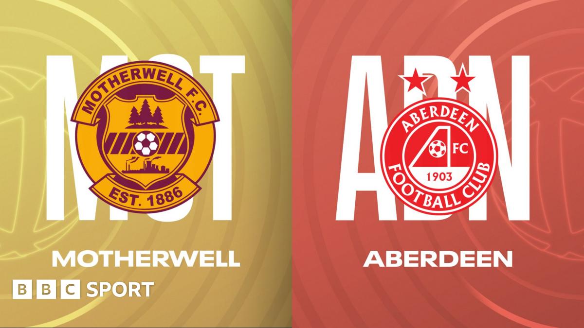 Formațiile pentru meciul dintre Motherwell și Aberdeen au fost anunțate