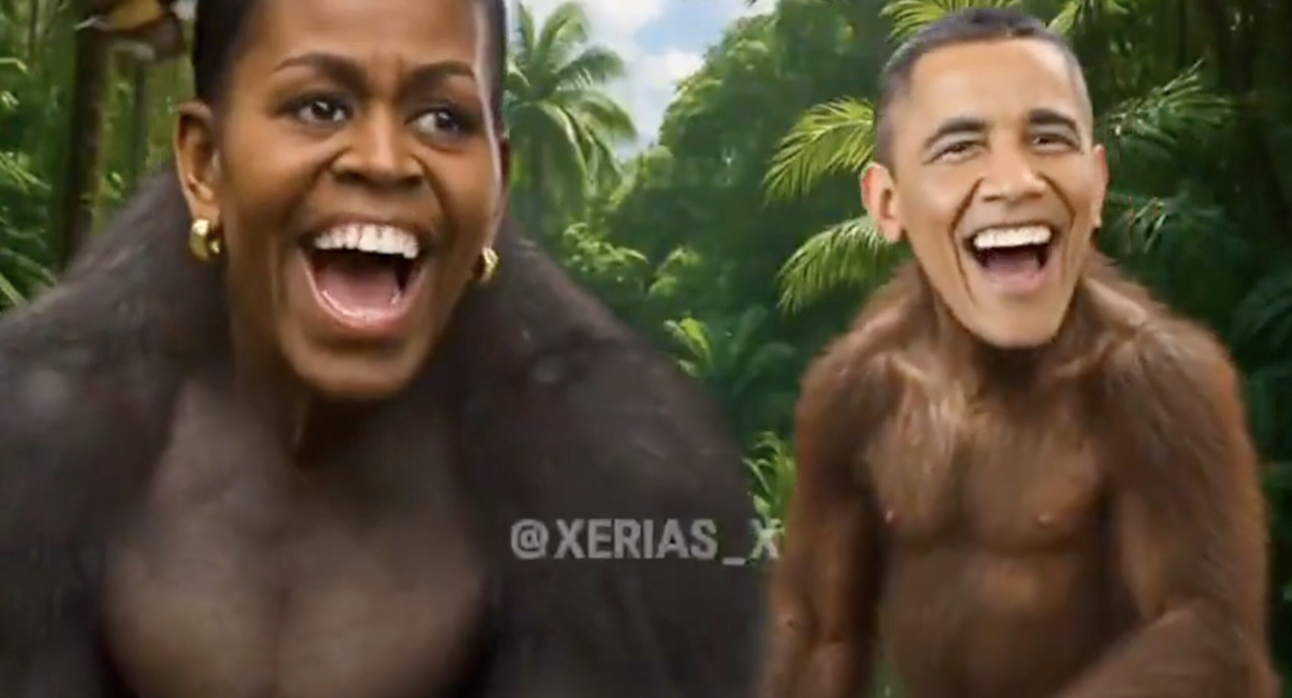 Președintele SUA, Donald Trump, refuză să-și ceară scuze pentru un videoclip controversat publicat pe rețeaua sa socială, Truth Social, în care fostul președinte Barack Obama și soția sa, Michelle Obama, apar portretizați drept maimuțe