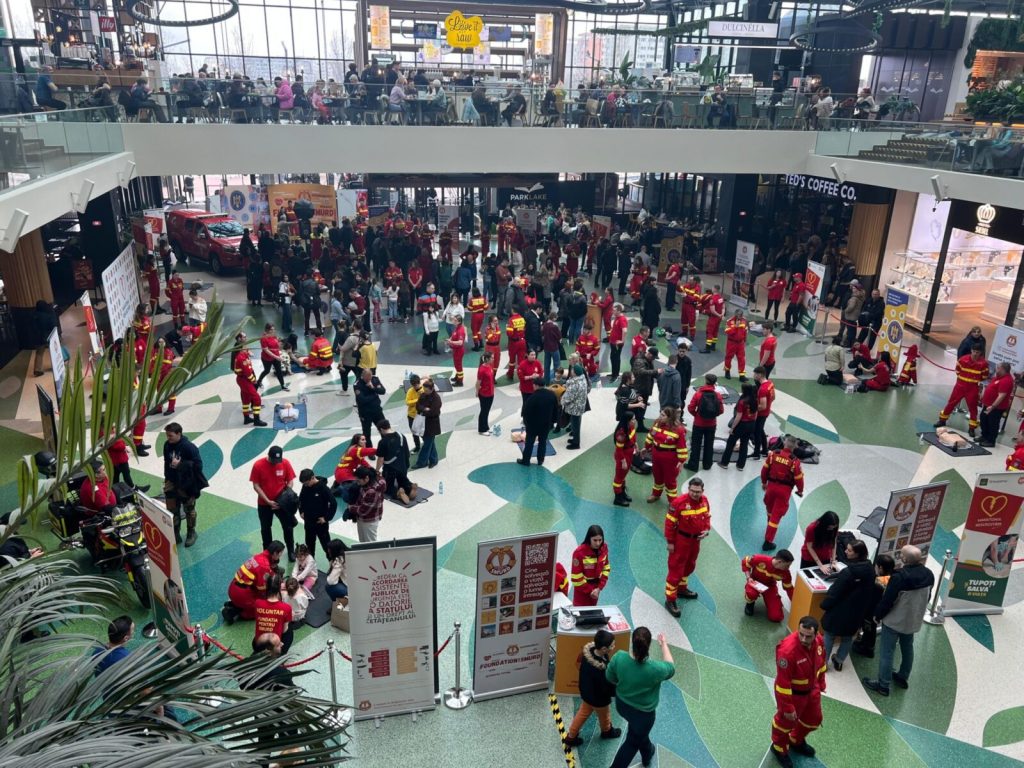 Pe 21 februarie, în incinta ParkLake Shopping Center, are loc unul dintre cele mai importante evenimente dedicate salvării de vieți din această primăvară: Maratonul Resuscitării