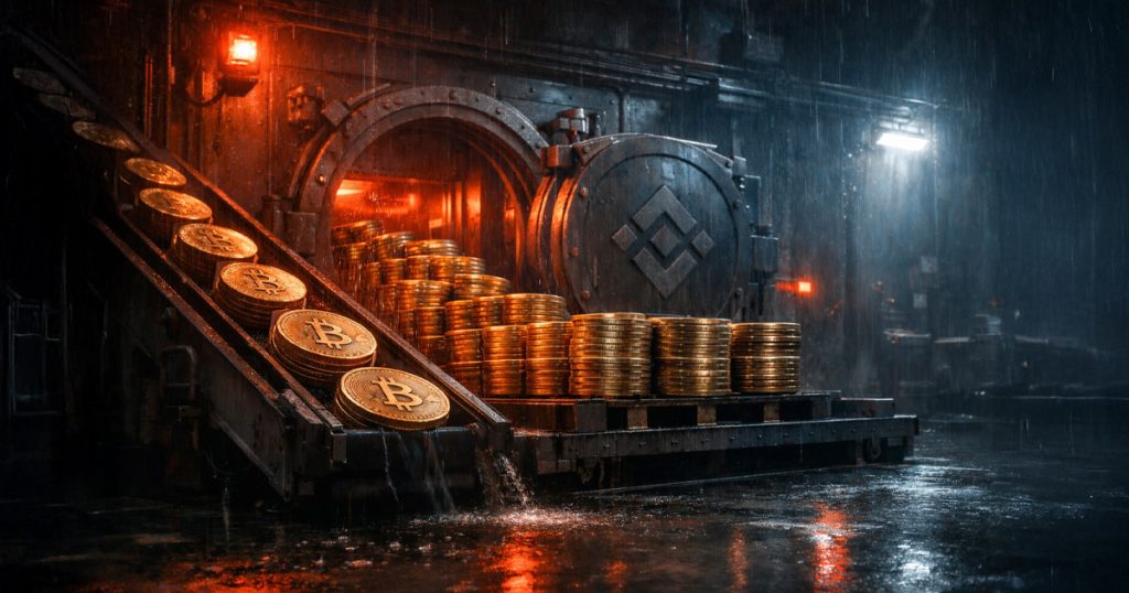 Bitcoin pe Binance: 42,8% din volumul total de tranzacții și 79,7% din presiunea de vânzare netă În ultima săptămână, Binance a gestionat 42,8% din volumul total de tranzacții pe piața spot, dar a absorbit 79,7% din presiunea de vânzare netă provenită de pe cinci burse majore, conform datelor furnizate de Traderview
