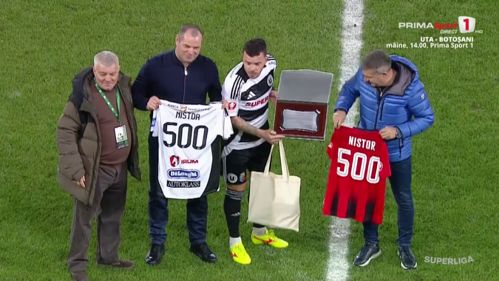 Dan Nistor atinge 500 de meciuri în Superligă, o realizare rară!