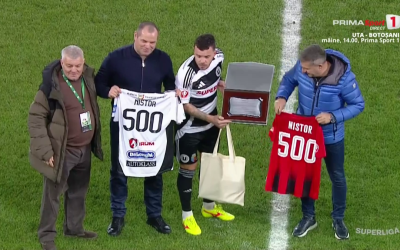 Dan Nistor atinge 500 de meciuri în Superligă, o realizare rară!