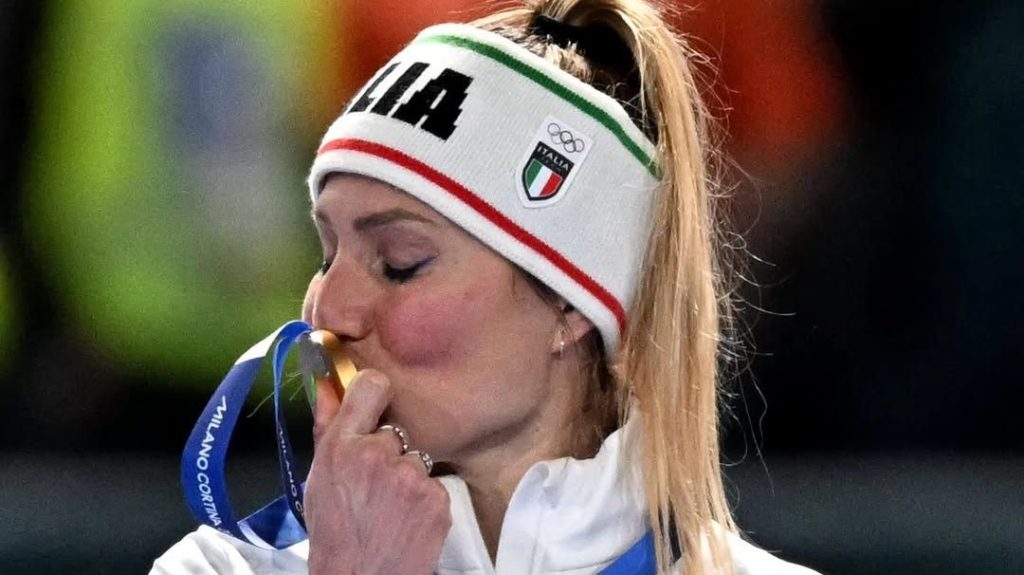Francesca Lollobrigida câștigă a doua medalie de aur la olimpici.
