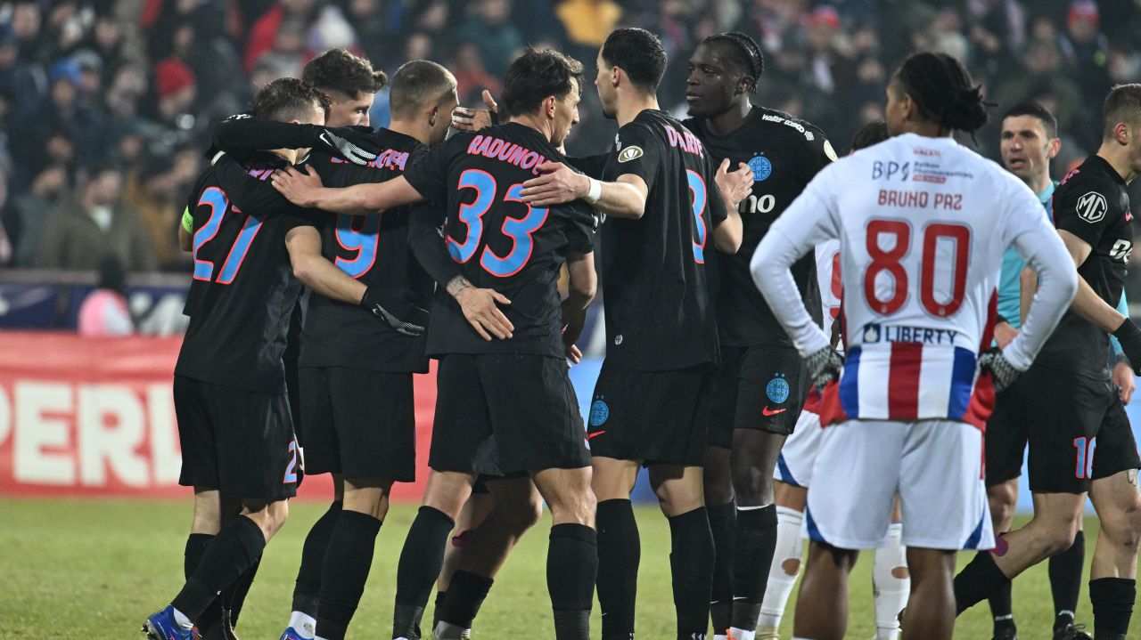 FCSB învinge Oțelul Galați cu 4-1, Olaru marchează, Tănase face hat-trick de pase