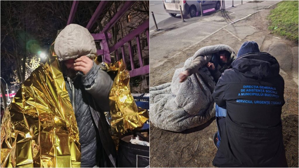 Zăpada căzută abundent și temperaturile extrem de scăzute au făcut ca, încă din noaptea trecută, sute de persoane fără adăpost din București să fie relocate în centrele specializate ale primăriei