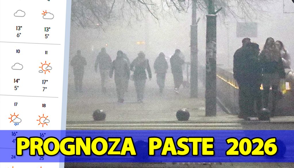 Prognoza meteo pentru Paștele din 2026 suferă schimbări semnificative, iar bucureștenii trebuie să fie pregătiți pentru o primăvară capricioasă