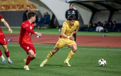 Naționala U20 a României a pierdut la limită, scor 0-1, în primul meci din luna martie, ultimul de acasă din această stagiune