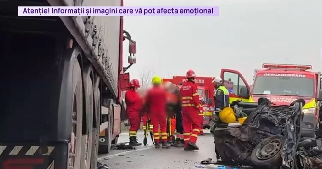 Imagini de la locul accidentului soldat cu 5 morți, între care doi minori. Cum s-a produs tragedia din Cluj