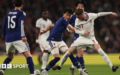 Anglia, învinsă de Japonia pe Wembley înainte de Mondiale În ultima adversitate de pe teren propriu înainte de startul Cupei Mondiale, Anglia a suferit o înfrângere dezamăgitoare în fața Japoniei, scor 0-1, într-un meci amical disputat pe Wembley