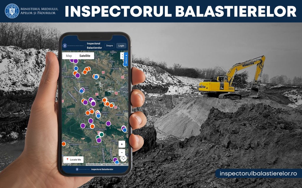 Diana Buzoianu: ,,Lansăm inspectorul balastierelor pentru toți românii! Urmează, în 3 luni, aplicația adresată tuturor operatorilor care gestionează balastierele”