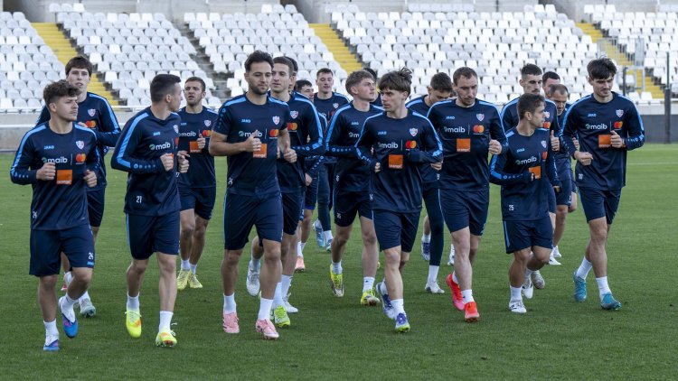Echipa Țării. Vezi imagini de la ultimul antrenament al tricolorilor înaintea meciului cu Cipru