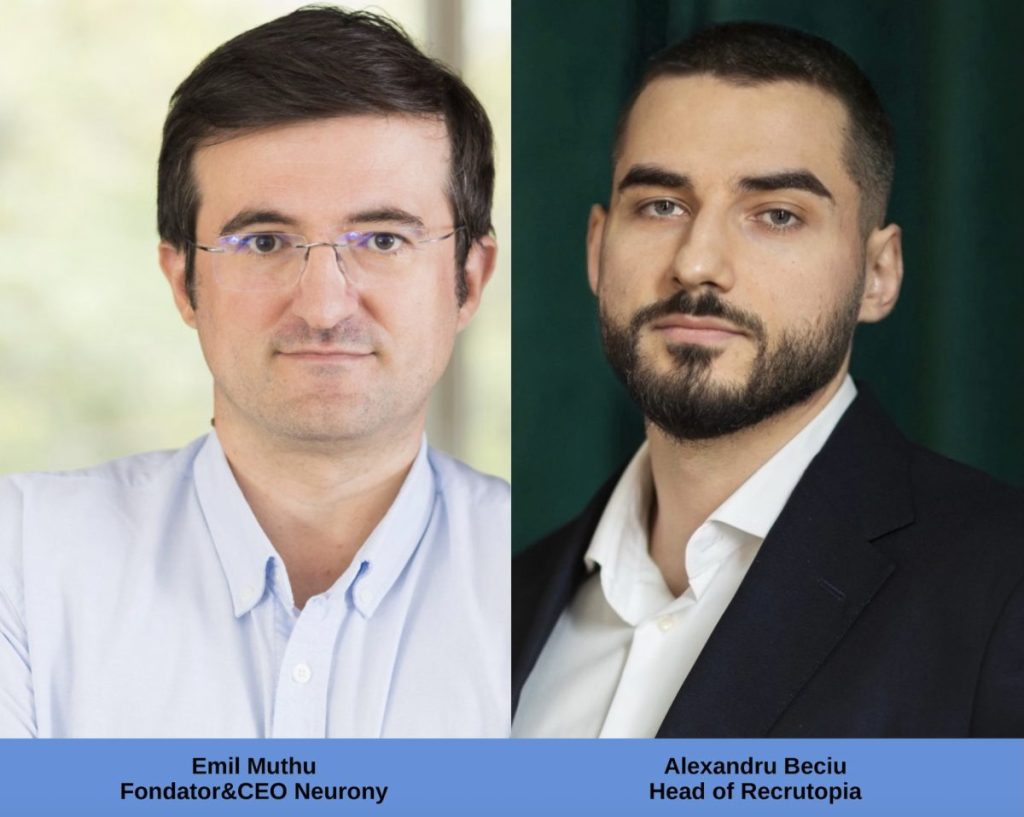 Neurony lansează Recrutopia, platformă AI de recrutare, cu clienți din S&P 500