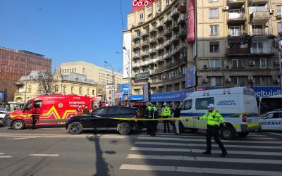 Accident la Piața Romană din București, 4 martie 2026