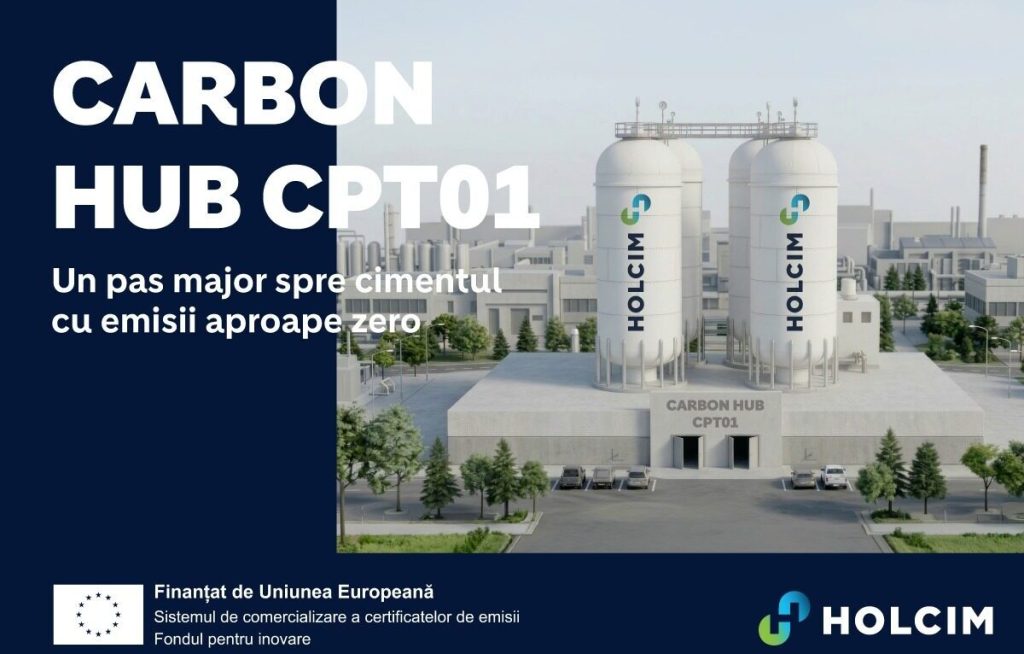 Holcim România și CINEA semnează finanțarea pentru Carbon Hub CPT01, reducând emisiile în producția de ciment în Europa de Est