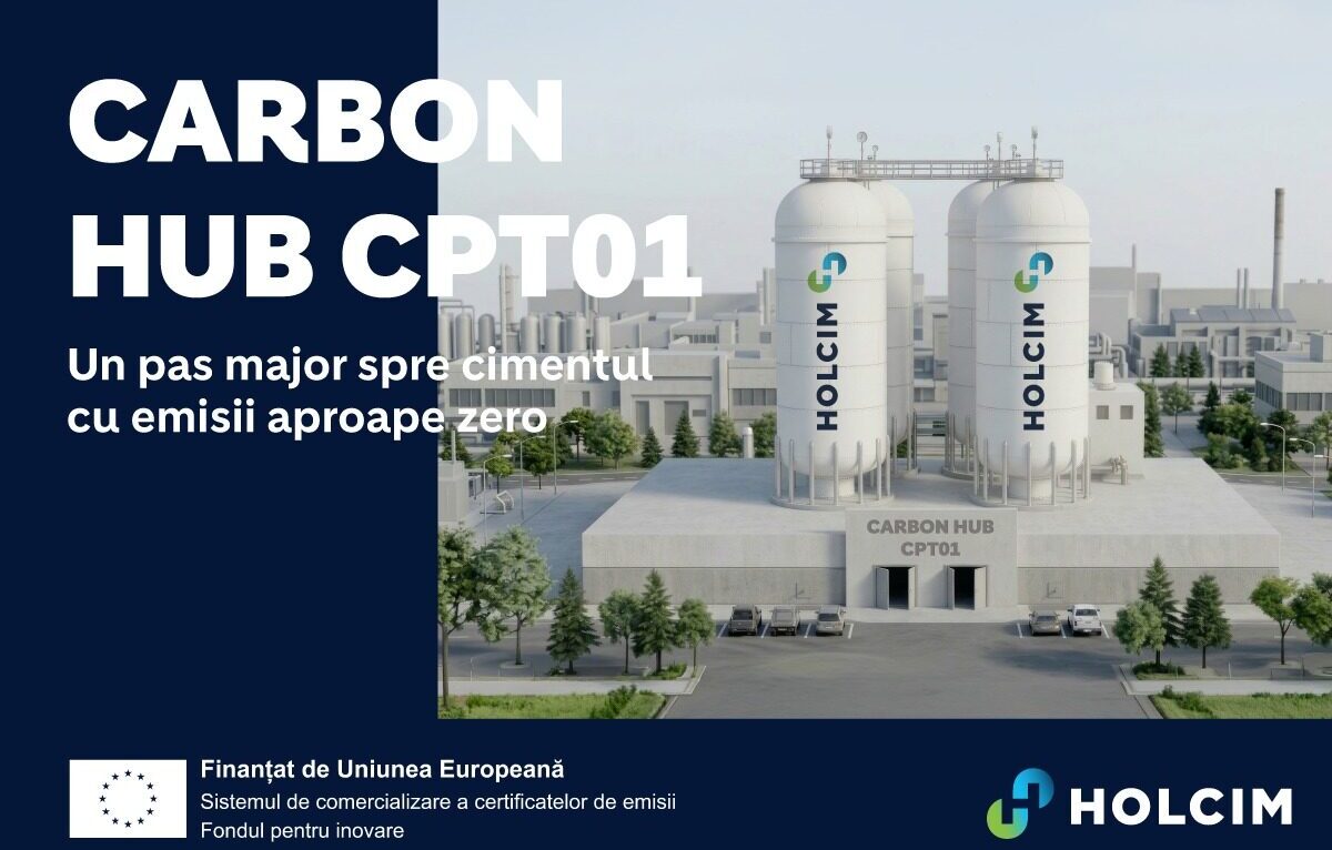 Holcim România și CINEA semnează finanțarea pentru Carbon Hub CPT01, reducând emisiile în producția de ciment în Europa de Est