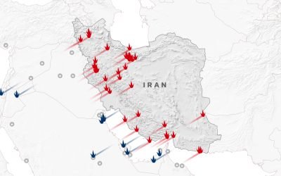 Maps and charts of the Iran crisis