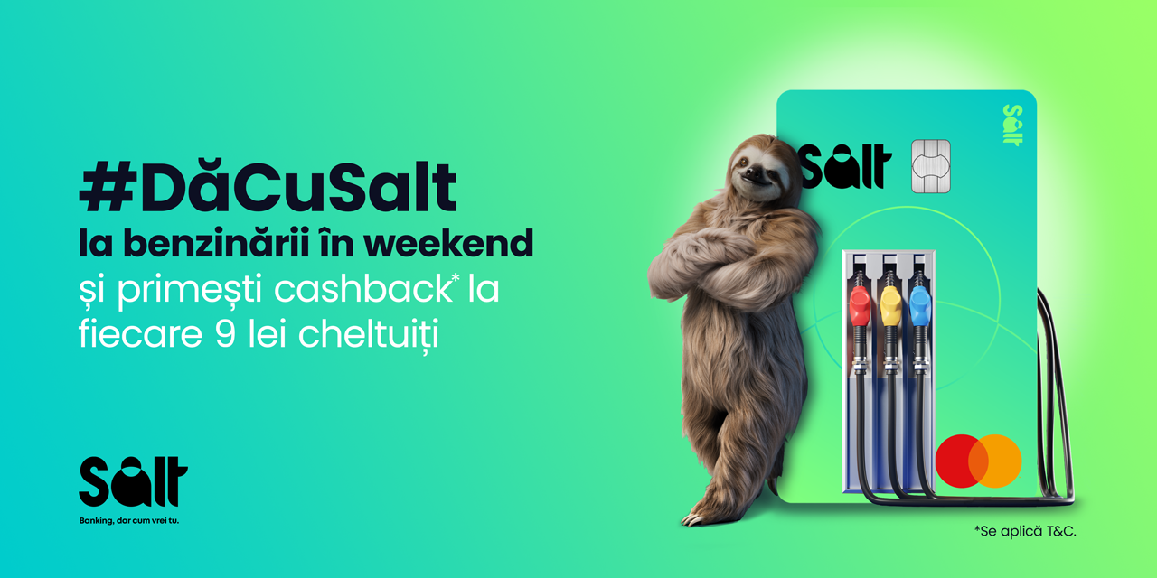 Salt Bank lansează o campanie de cashback pentru plățile la benzinării, într-un context în care prețurile carburantului continuă să urce pe fondul creșterii generale a costurilor de energie și a volatilitații pieței globale
