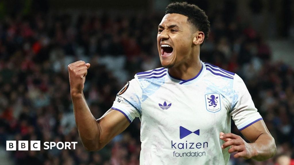 Lille 0-1 Aston Villa: Ollie Watkins header seals first-leg victory in Europa League