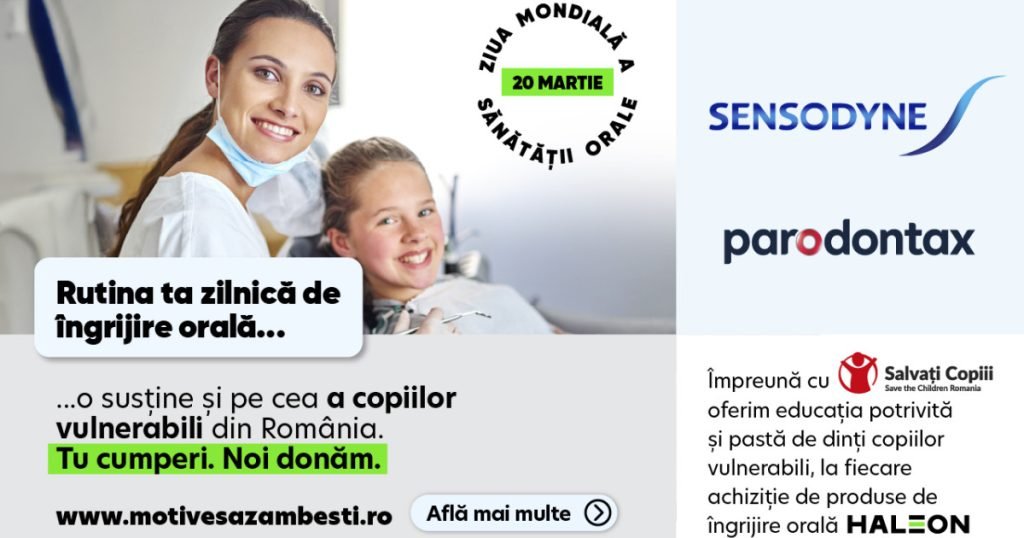 Milioane de copii vulnerabili vor beneficia de produse de igienă orală, într-un proiect-demonstrativ menit să combata problemele legate de sănătatea dentară în rândul celor mai săraci