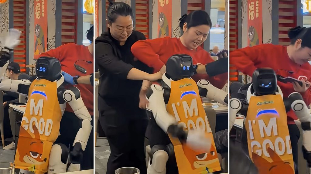 Un incident neobișnuit a avut loc recent într-un restaurant al lanțului Haidilao, cunoscut pentru experiențele gastronomice interactive și pentru inovarea în service, în special prin utilizarea robotizată