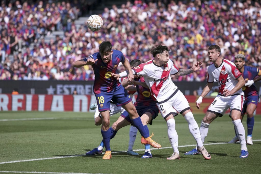 Barcelona a câștigat cu 1-0 în fața celor de la Rayo Vallecano, în etapa a 29-a din La Liga, menținându-și astfel poziția de lider a campionatului