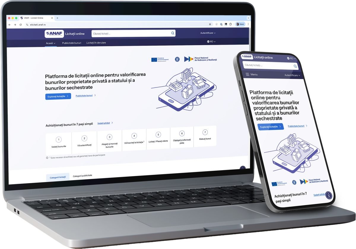 Zitec a lansat platforma digitală eLicitatiiANAF, destinată vânzării online a bunurilor confiscate și rezultatelor din executări silite, o mișcare menită să eficientizeze procesul de recuperare a creanțelor bugetare