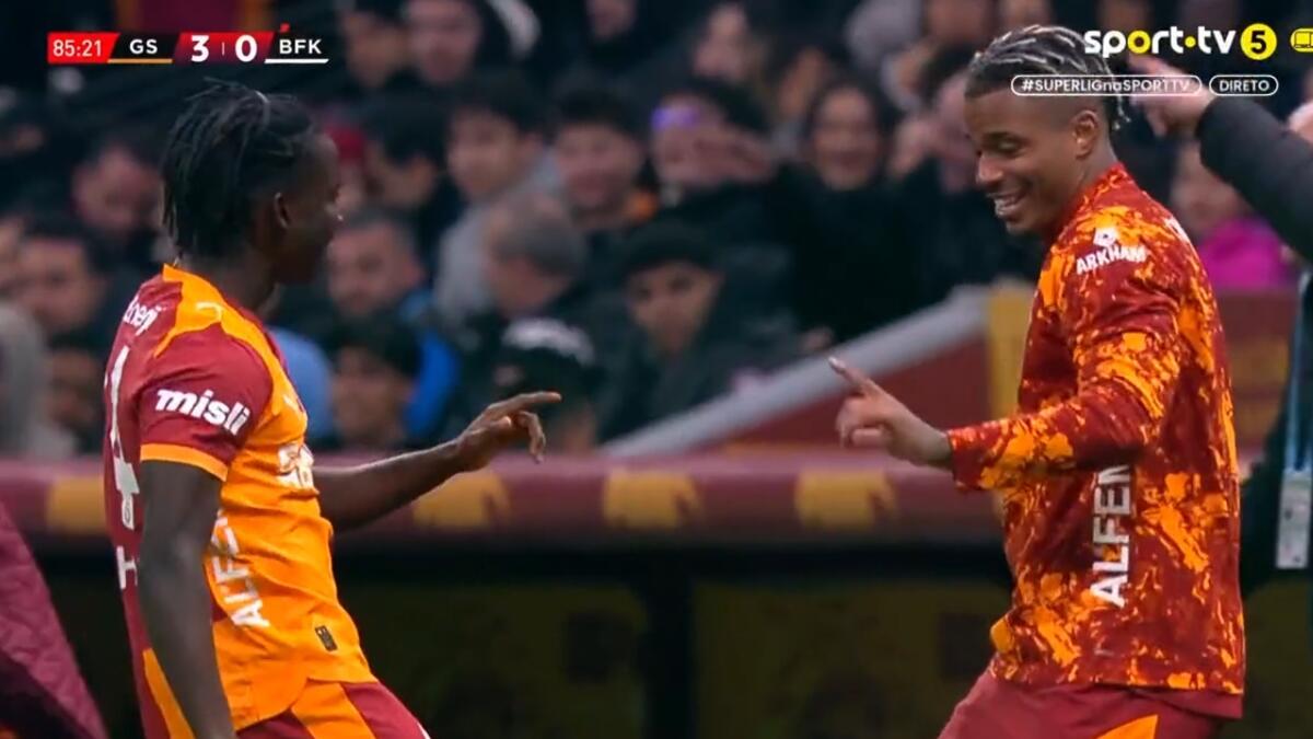 Renato Nhaga și-a făcut debutul marcant în tricoul lui Galatasaray, contribuind decisiv la victoria echipei din Istanbul într-un meci din campionatul turc