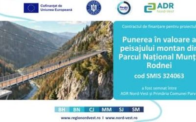 Comuna Parva va construi o punte suspendată de 620 metri peste Valea Rebrei, cu 6 milioane de euro din Programul Nord-Vest