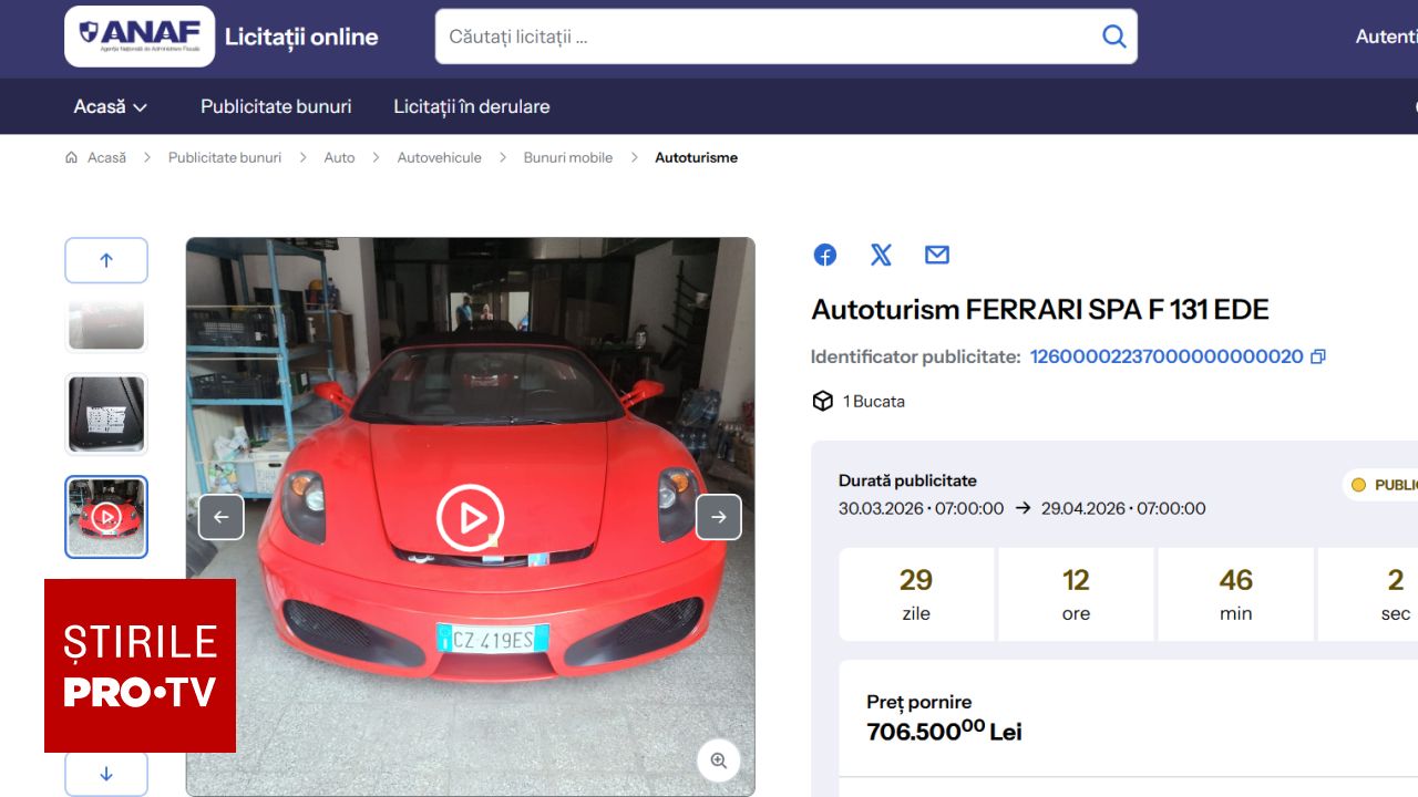 ANAF a modernizat procesul de achiziție a bunurilor provenite din executări silite, confiscări sau alte proceduri legale, lansând o platformă digitală complet funcțională pentru licitații