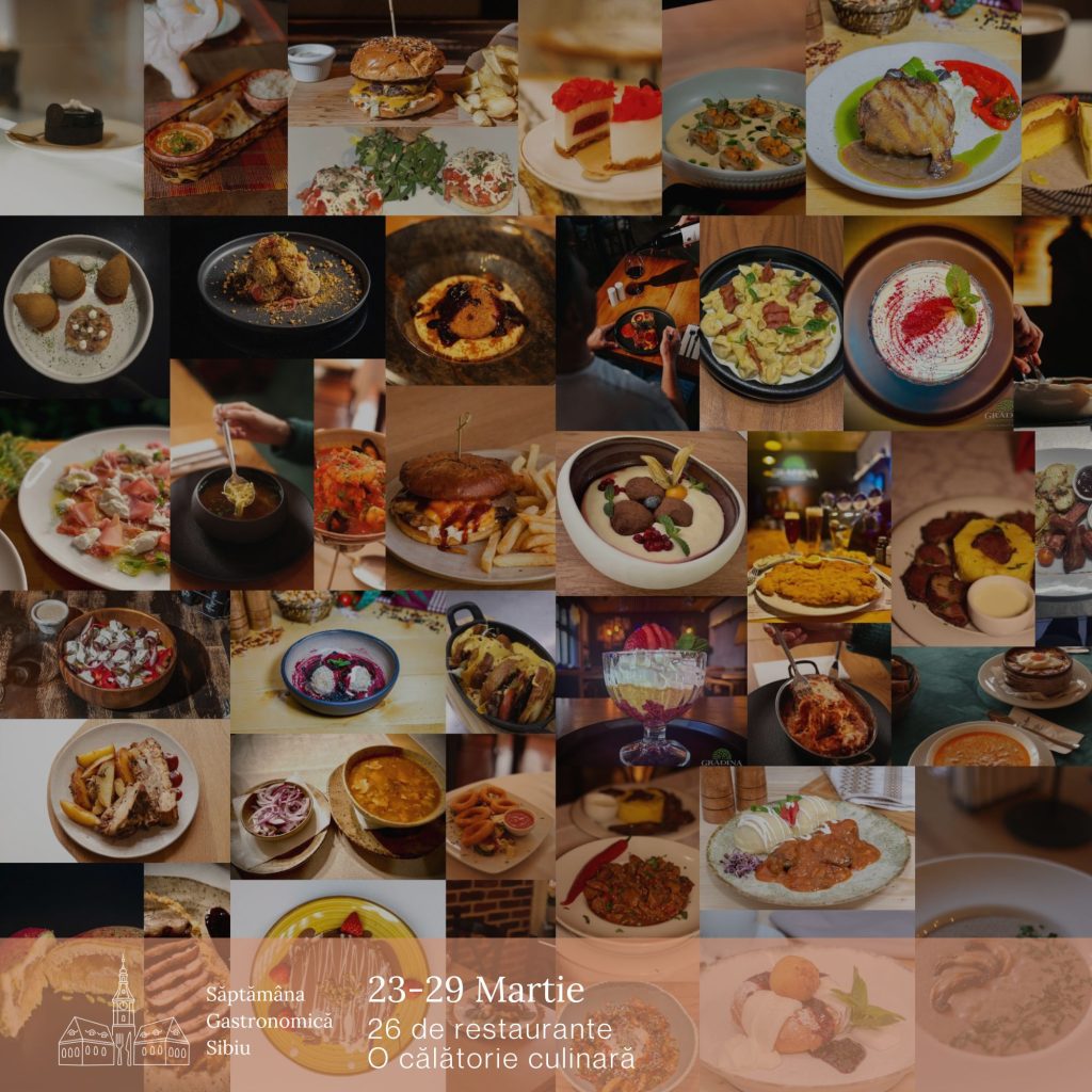 Sibiu își pune în valoare moștenirea culinară: Debutul primului Săptămână Gastronomică Primăvara anului 2026 aduce în centrul atenției gastronomiei locale un eveniment inedit în Sibiu, oraș recunoscut pentru patrimoniul său cultural și arhitectural de excepție