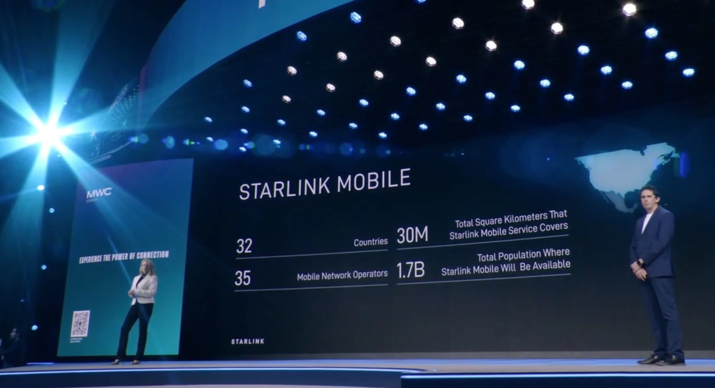 SpaceX redenumește serviciul Starlink pentru telefonie și pregătește o constelație de 1.200 de sateliți pentru 2027