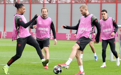 Bayern Munchen își va începe seria meciurilor din sferturile de finală ale Ligii Campionilor UEFA, jucând în deplasare pe terenul lui Real Madrid, la Santiago Bernabéu